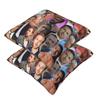 Ryan Gosling Fotocollage 2 Stuks Vierkante Kussensloop Kussenhoes Kussen Rits Decoratief Comfort Plaid Kussen Voor Huis Bank