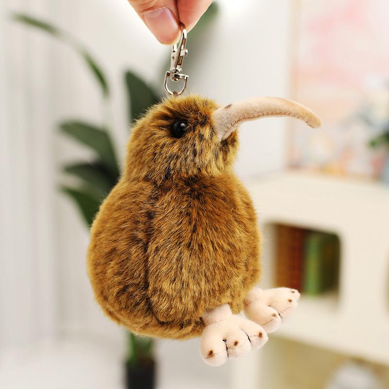 Peluche di Kiwi Super Carini e Realistici Bambola Uccello Morbida e Soffice Giocattoli da Appendere Cuscino da Lancio Animaletti da Scrivania Portachiavi Divertenti Decorazioni per Borse