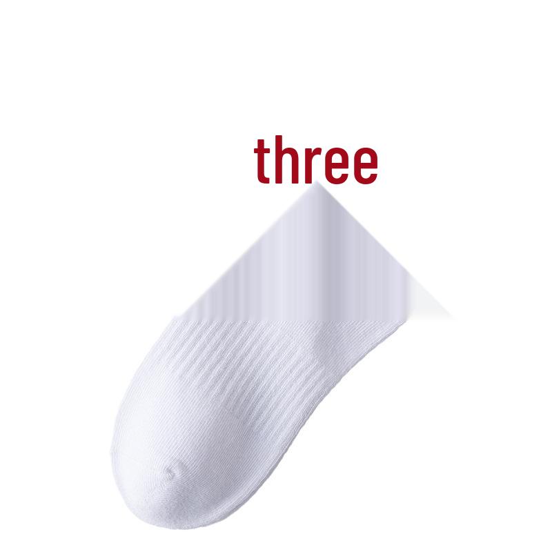 Kids' White & Black Mid-Calf Cotton Socks - Thick Striped Sports Socks for Boys & Girls, Spring & Autumn.