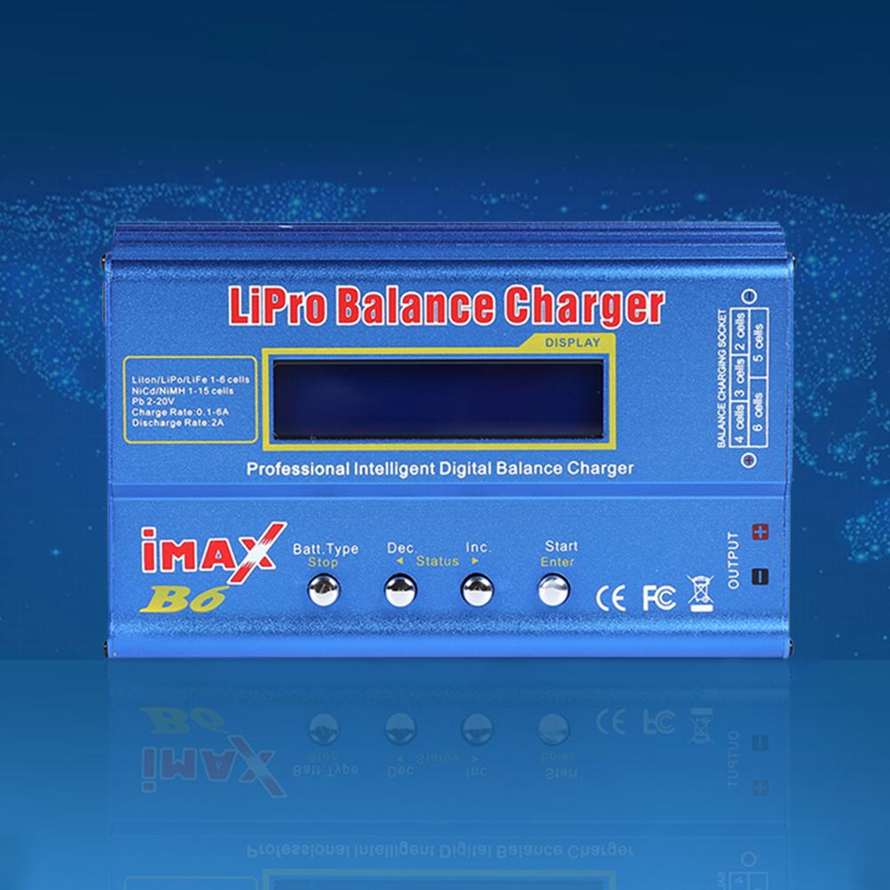 50/80W Balance Charger AC/DC Imax B6 Balance Discharger Discharge Power 5W RC Charger for Lion LiPo NiMH NiCd LiFe Pb RC Battery