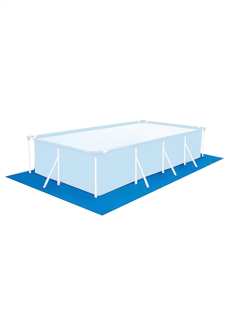Ground Cloth Swimming Pool Cover Cloth Durable PE Swimming Pool Tarpaulin Easy To Store Multi-Purpose Rectangular Pool Ground