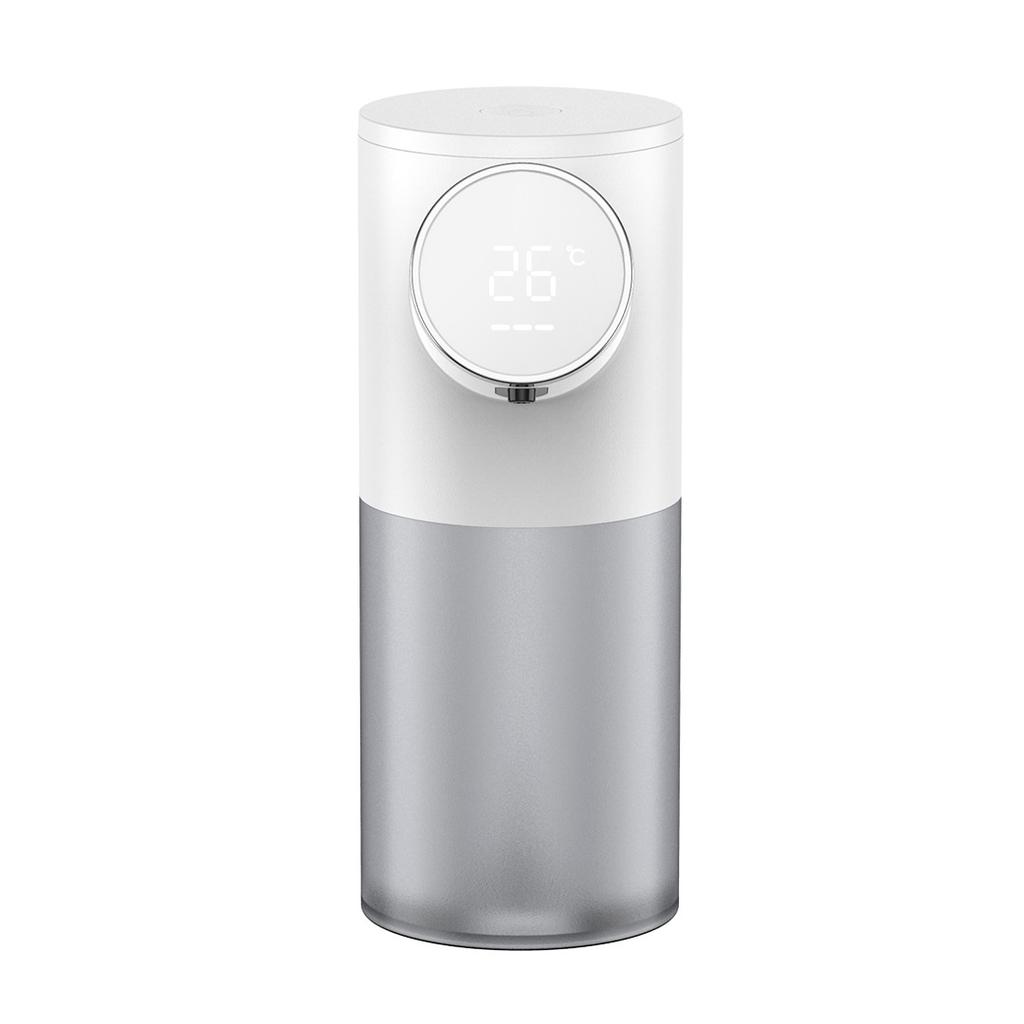 Pink Foaming Soap Dispenser Rechargeable Hand Free Automatic Soap Dispenser With Temperature Display