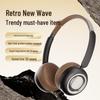 CR-28 Retro Bluetooth Earphones - Cute, Metal Dual Ear Design for Students