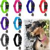 8 Pack Goat Collar with Bell, Adjustable Sheep Collars Set with Quick Release Buckle Durable Nylon Anti-Lost Grazing Pet Collar with Copper Bell for
