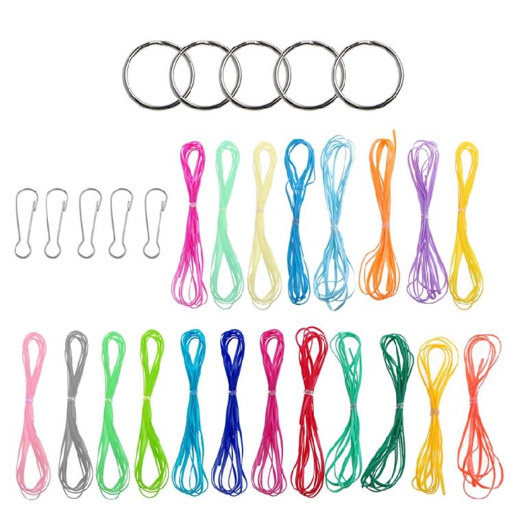 

Lacing Cord Elastic 20 Rainbow Colors Bead Threads for Bracelet Jewelry Makings 1