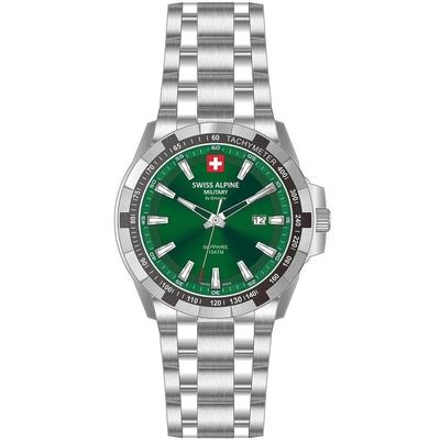 Reloj de Hombre Star Fighter Original Acero Inoxidable Esfera Verde Cuarzo 7044.1234 100M
