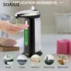 Soap Dispenser Automatic Liquid Soap Dispenser 400ML Smart Sensor Non-Contact Soap Dispenser ABS Soap Dispenser for Kitchen Bathroom Soap Dispenser