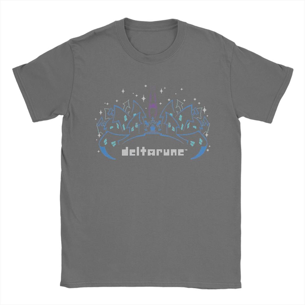Unisex TShirt Deltarune Funny Pure Cotton Tee Shirt Short Sleeve T Shirts Crewneck Clothing Graphic