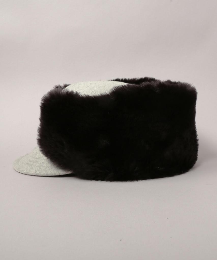 [Kashira] WINTER FUR CAP