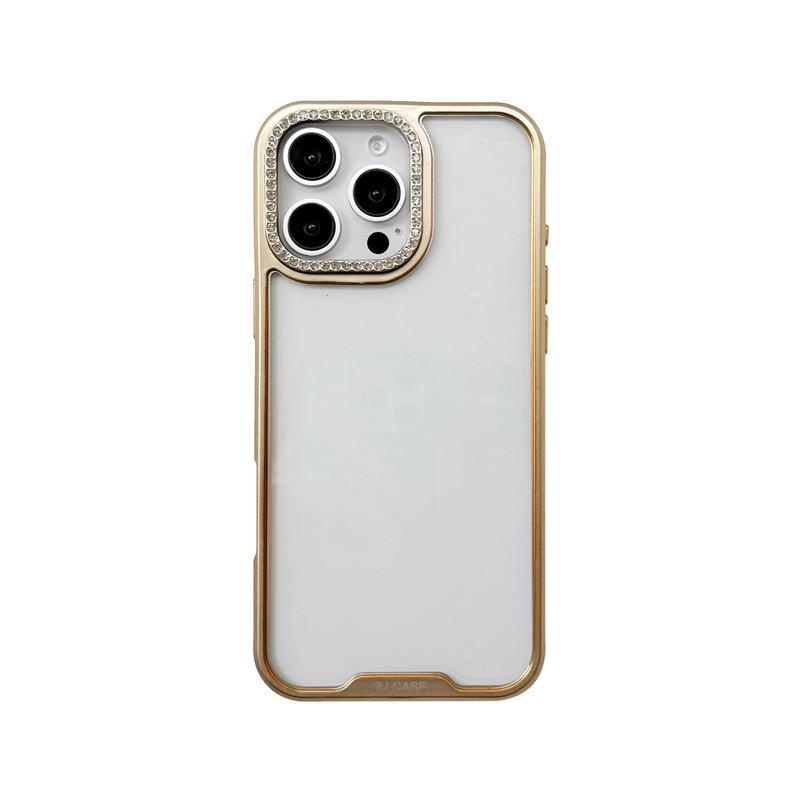 

Electroplated Transparent Rhinestone Sparkle Phone Case for iPhone 14/13 Pro Max with Drop Protection iPhone 13