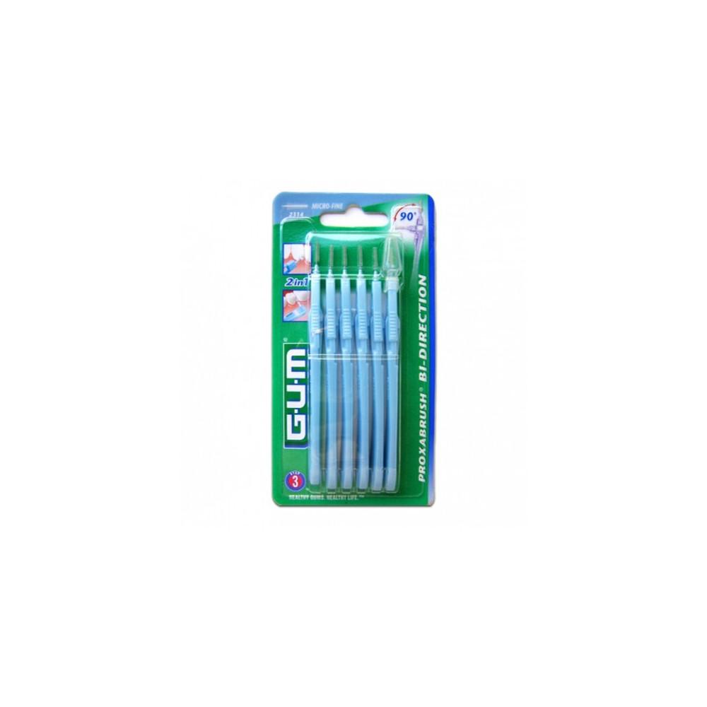 

Двусторонняя щетка Gum 0,9 мм, синяя, 6 шт. в упаковке 2314