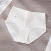 Plus Size Ladies Spring Fashion Cotton 10A Antibacterial Comfortable Breathable Seamless Briefs