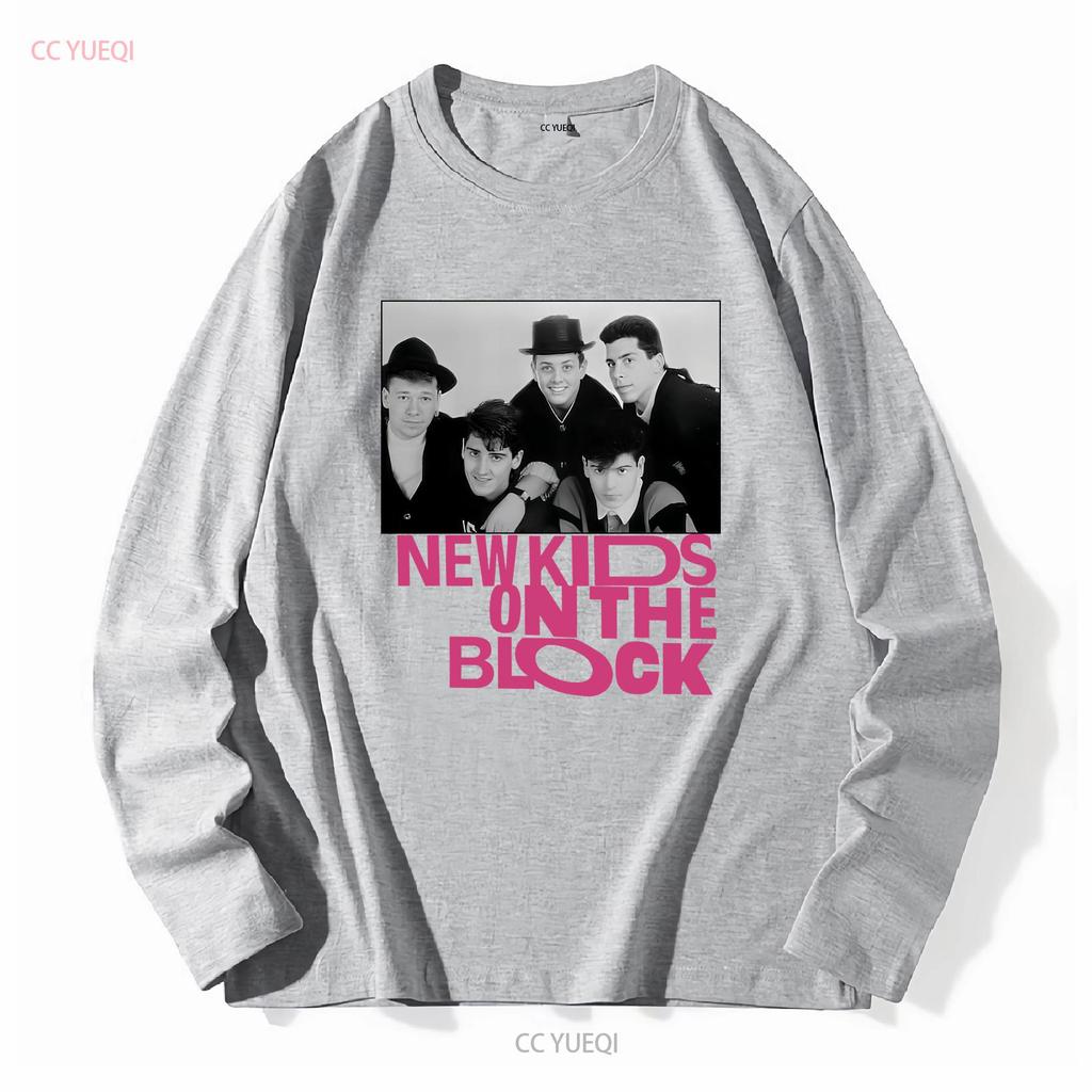 Nkotb Vintage T Shirt New Kids On The Block 2024 Concert Long Or Short Sleeves Vintage Washed Versatile Streetwear Slightly
