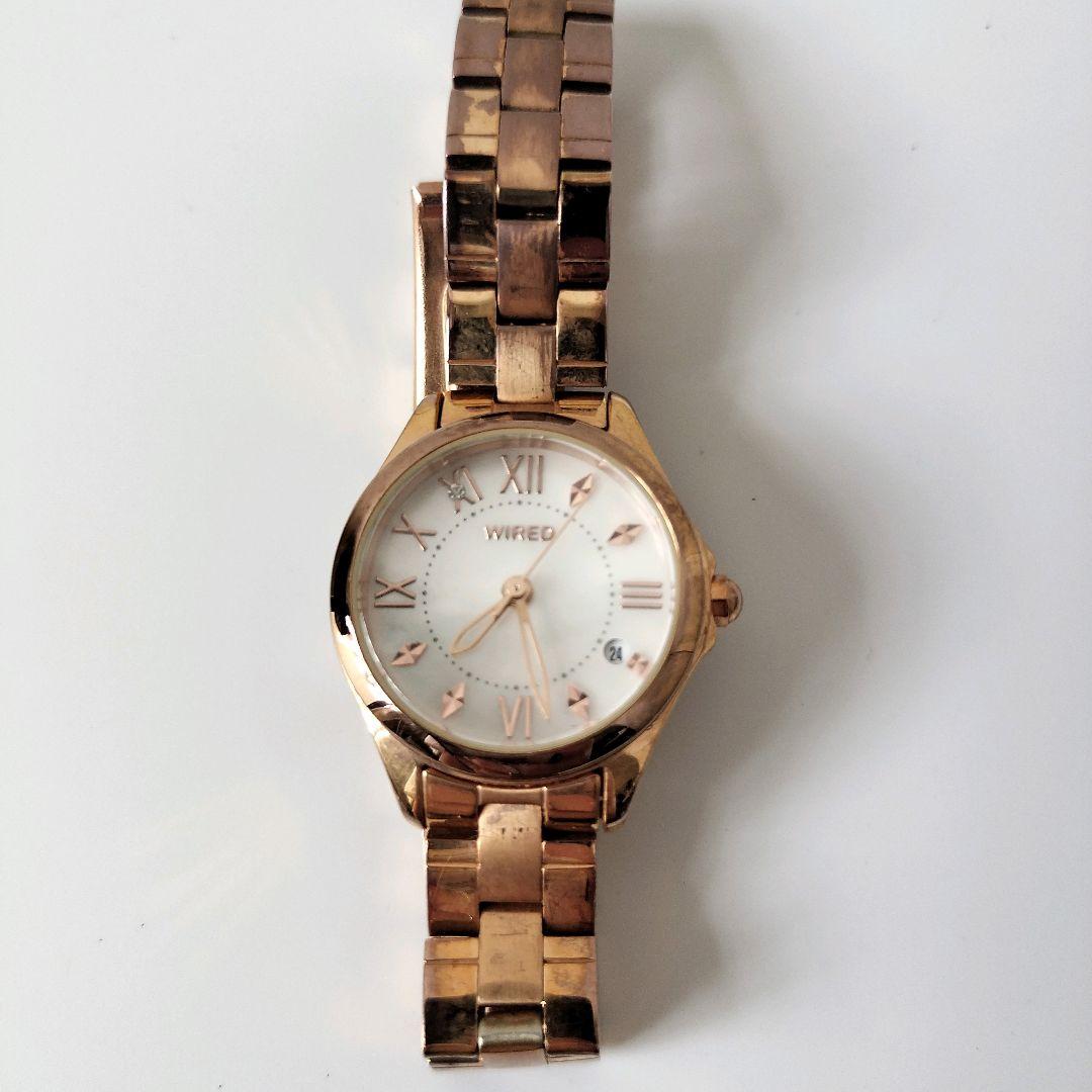 

[USED] SEIKO WIRED f Gold Analog Watch