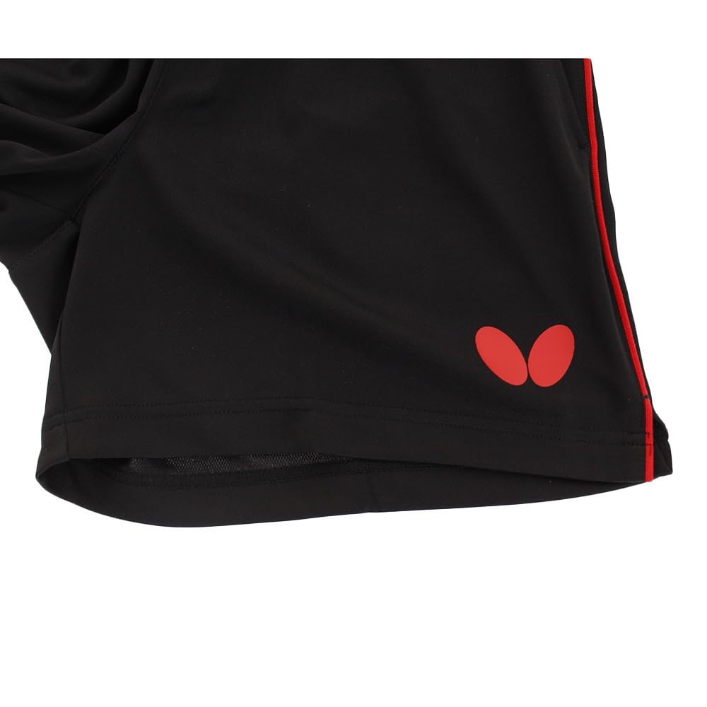 Butterfly Pastep Pants II Table Tennis Match Size 51970 Wear, Unisex, Red, L,