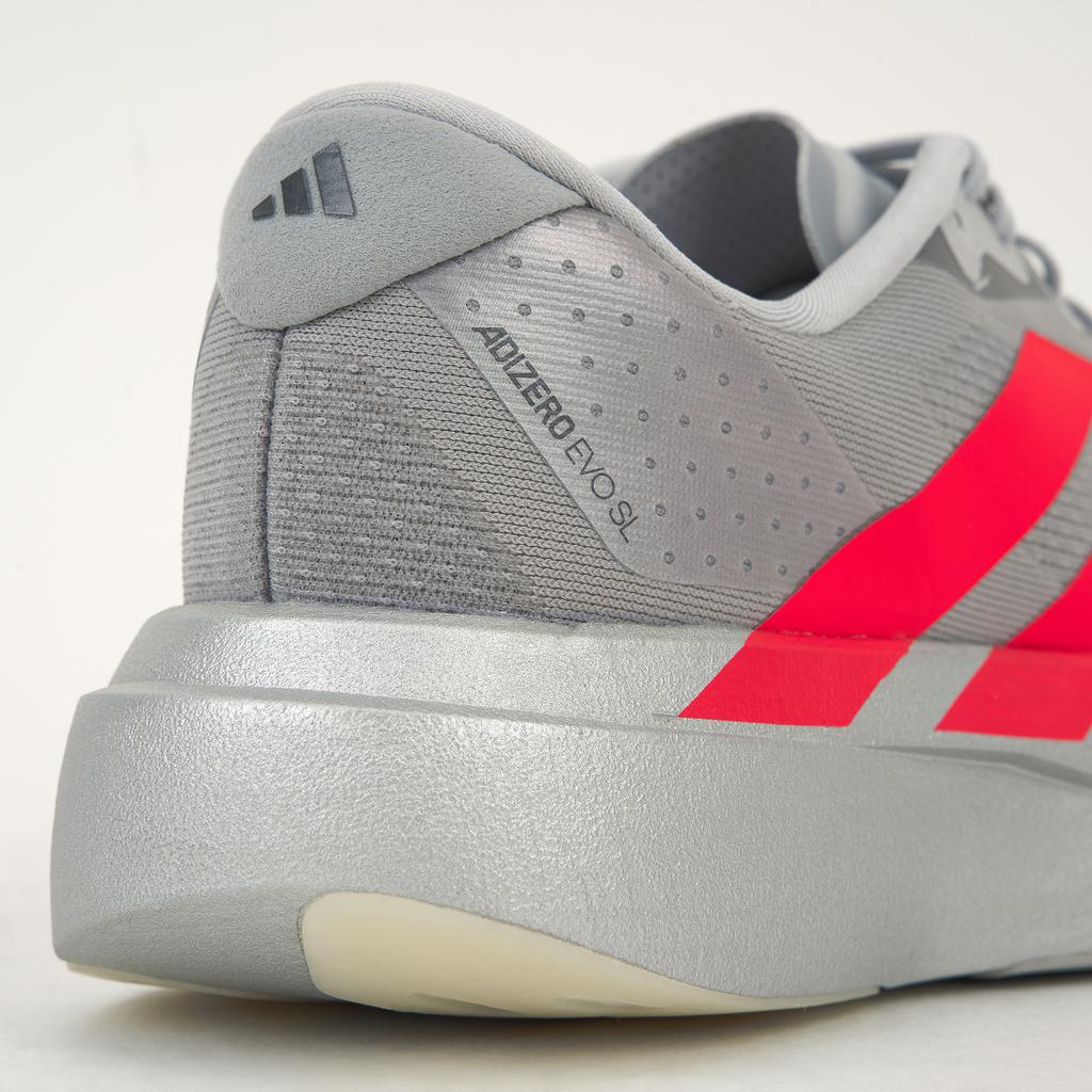 adidas Adizero Evo SL Ekiden Pack Pánské tenisky Šedá Stříbrná metalíza Lucidně červená KI3381