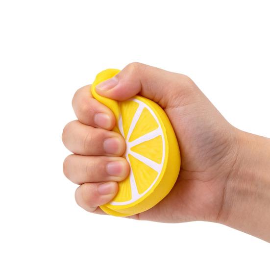 Fruit Squeeze Toy for Stress Relief TPR Slow-Rising Toy Realistic Food-Shaped Fidget for Kids Adults Portable Decompression Gadget Photography Prop