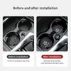 CRB1 Car Coaster Water Cup Bottle Holder Anti-slip Pad Mat Interior For Benz W202 W212 W126 W140 W168 W177 CLS GLE GLC GLS CLA