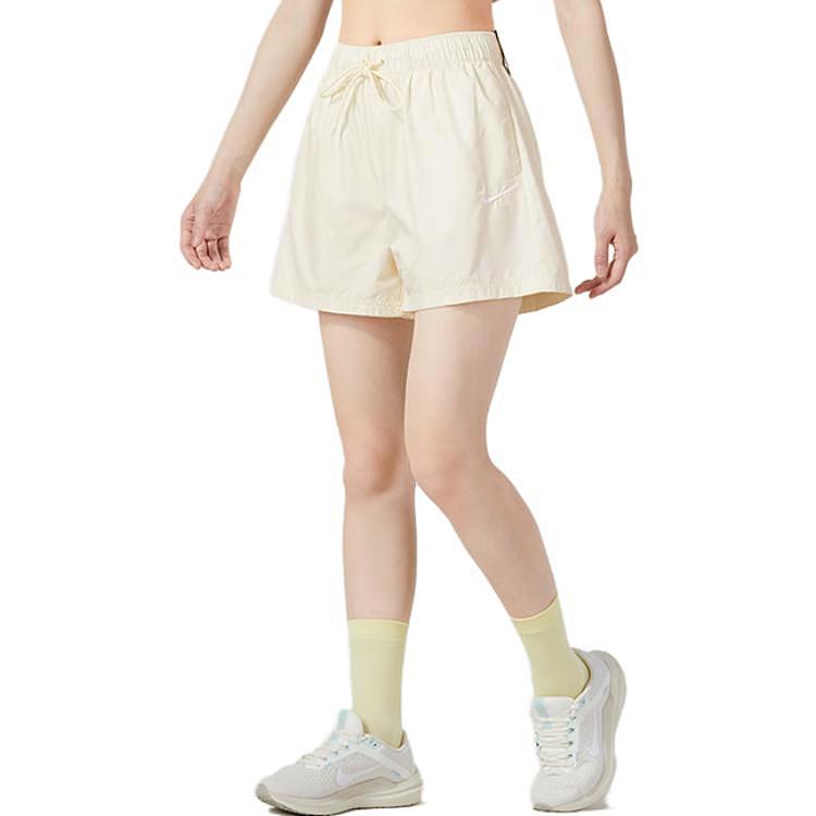 New Nike Women's Repel Mid-Rise Shorts White DM6761-113