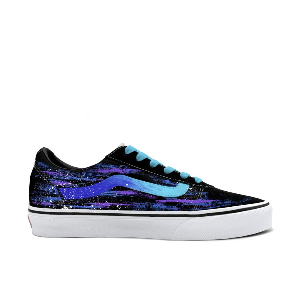 Vans Ward Odporne na ścieranie Niskie Buty Skateboardowe Męskie Błękitne VN0A36EMC4R(Zespół613-)