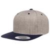 Yupoong Mens The Classic Premium Snapback 2-Tone Cap