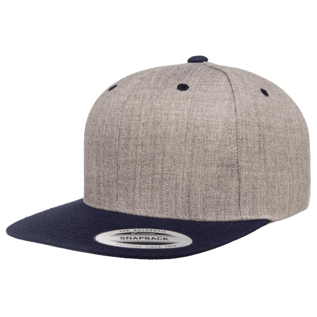 Yupoong Mens The Classic Premium Snapback 2-Tone Cap