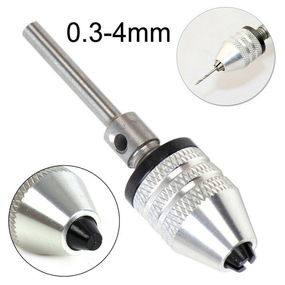 

0.3-4mm Dia Drill Chuck Adapter Aluminum Alloy Converter Drill Bit For Rotary Tool Metalworking Mini Practical CHINA