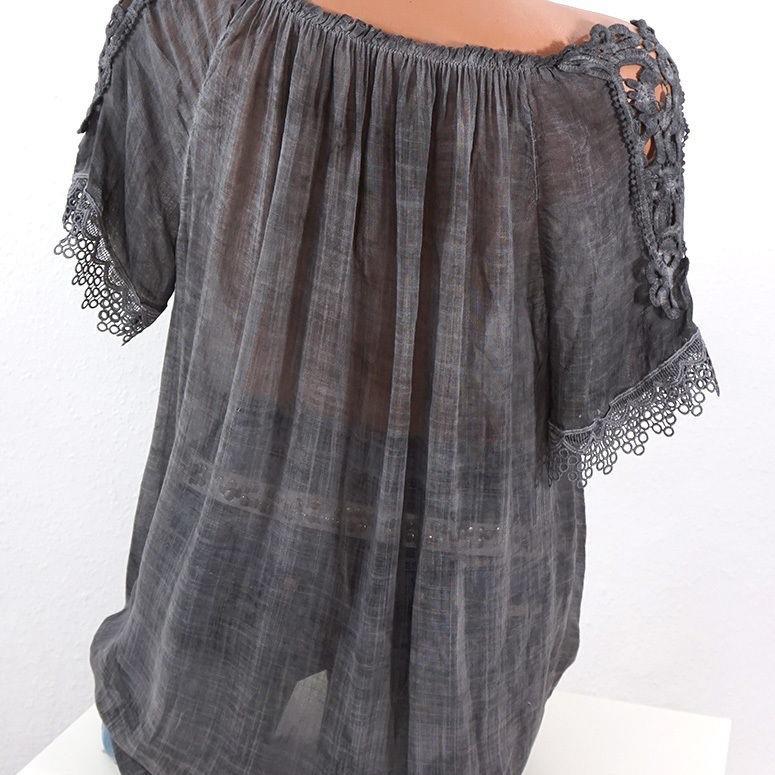 2020 Women's Summer Sheer Off-Shoulder Short-Sleeve Top