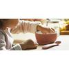 KINTO BONBO Spoon & Fork, Orange, Kids & Babies, Microwave & Dishwasher Safe, Gift, Baby Shower Gift, 26385