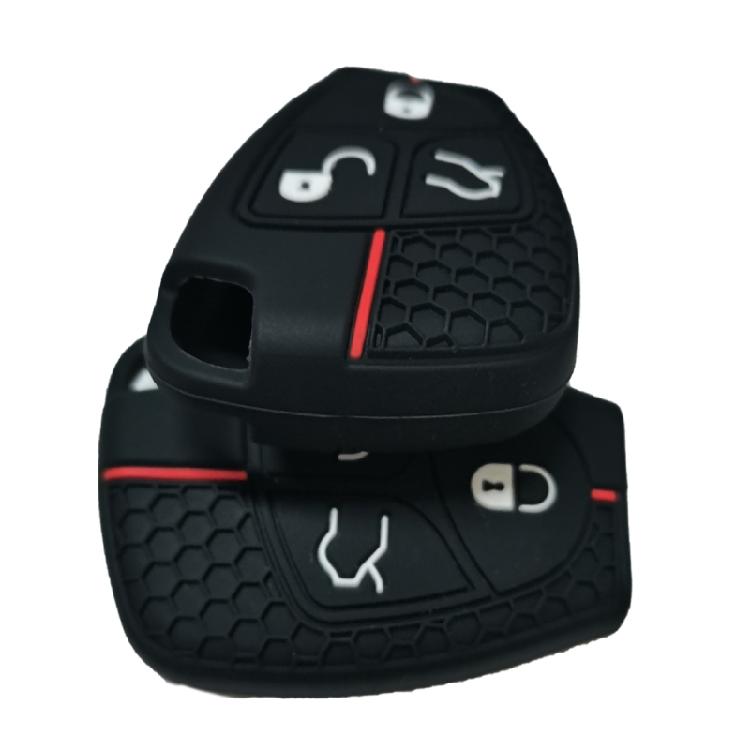 Remote Key Cover Protective Shell Soft Fob Protector Cover Car Key Case for B200 S350 E280 Full Protection Key Fob Case