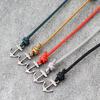 Bracelet Ancre Mode Homme Corde 2mm Tressé à la Main Nautique Réglable Bracelet pour Couples Étudiant Bijoux Cadeau Pulseira