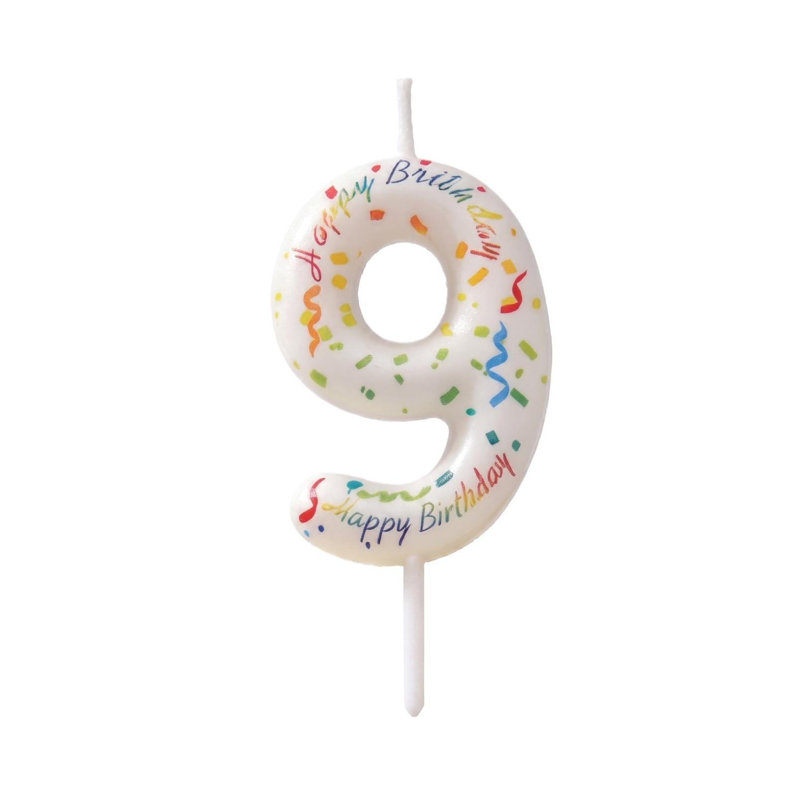 

Colorful Digital Birthday Candle One Size