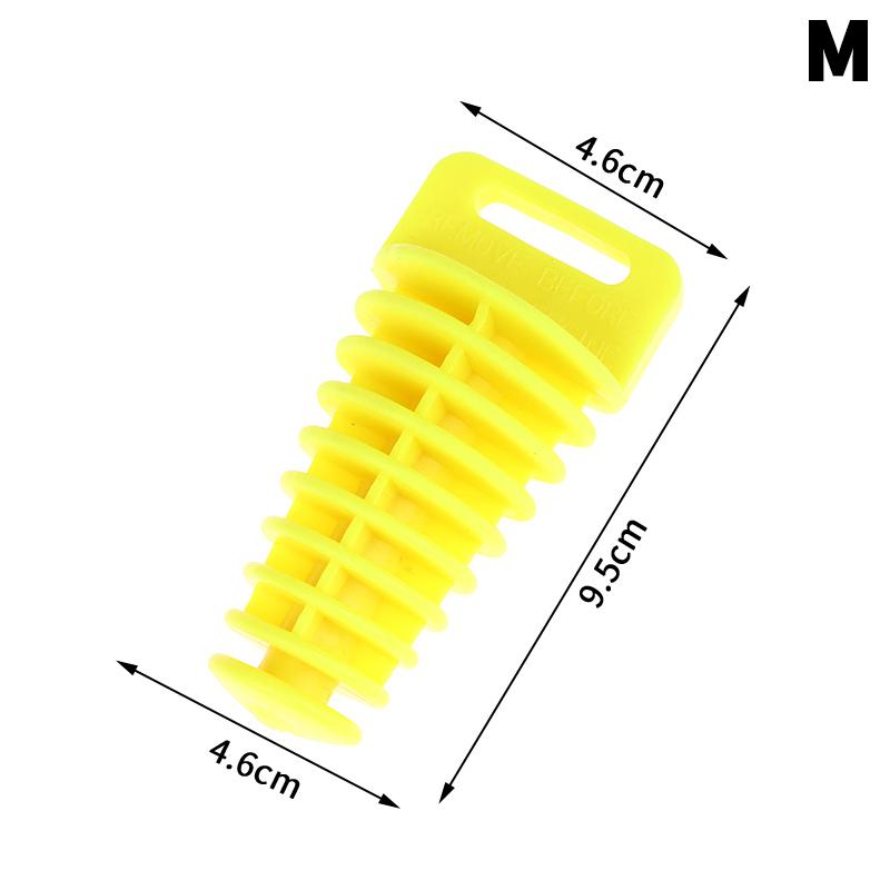 1Pc Universal Motorcycle Exhaust Pipe Tailpipe Air-bleeder Plug Exhaust Silencer Wash Plug Pipe Protector Motorcycle Accessories
