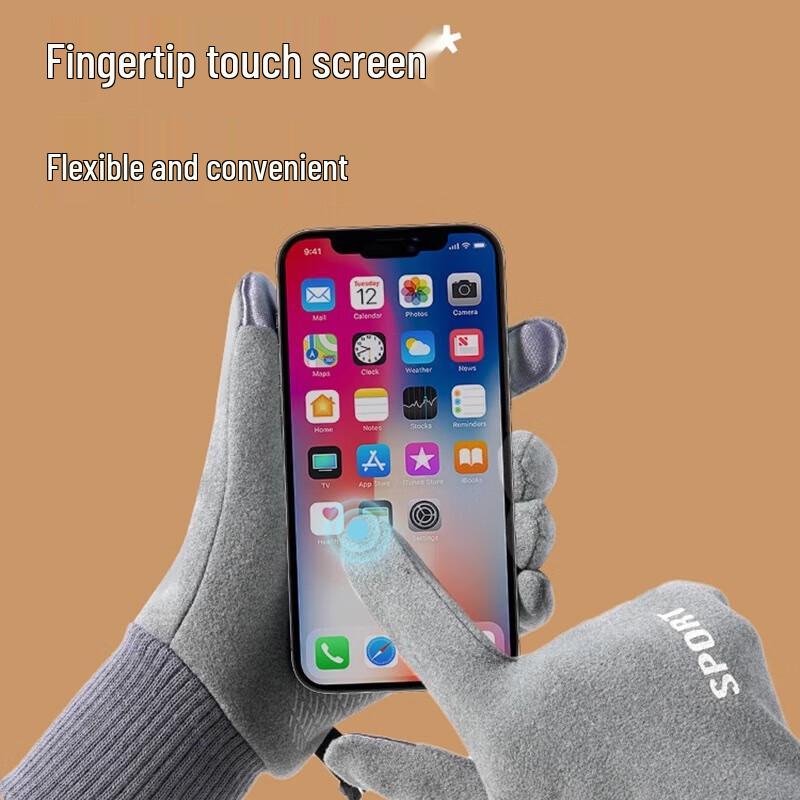 Warrior Men's Winter Thermal Touchscreen Gloves