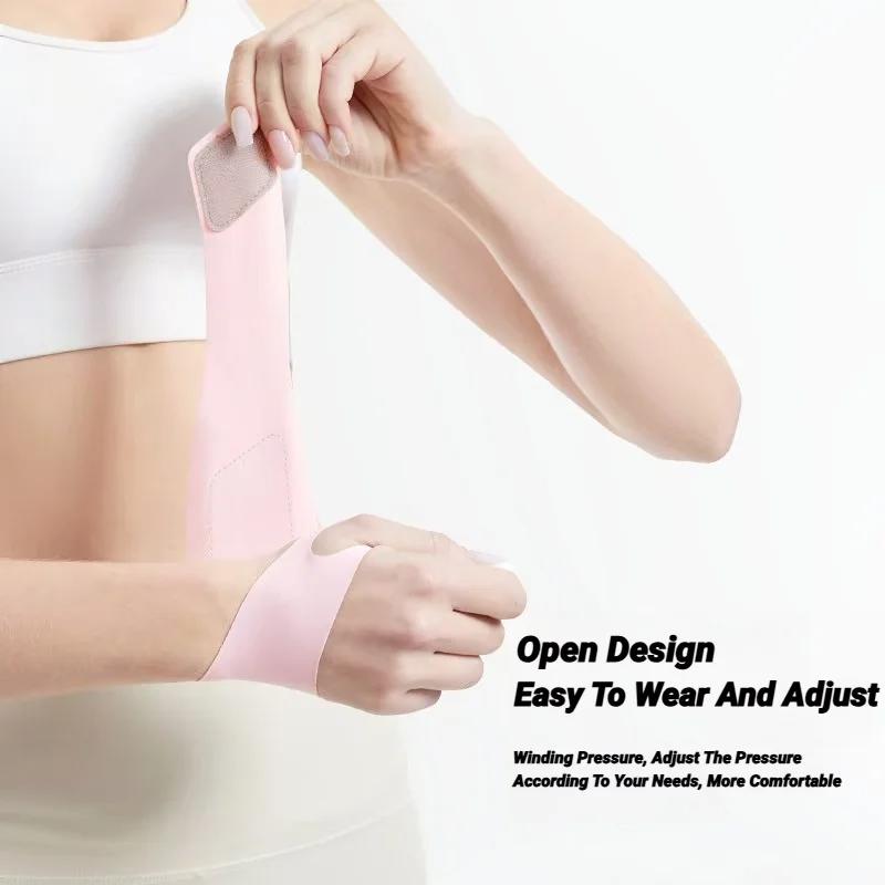 1pc Breathable Sports Wrist Compression Strap for Women & Men - Elastic Adjustable Comfortable Wrist Brace Wrap for Right And Le