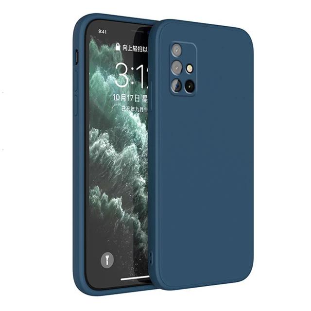 Samsun A73 A72 A71 A55 A54 A53 A52 A51  Liquid Silicone Phone Case For Samsung A30 A31 A32 A33 A34 A35 A41 A42 Soft Back Cover