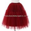 Women's 5-Layer Mesh Midi Fluffy Skirt - Summer Gauze Half Skirt