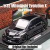 1/32 Mitsubishi Lancer EVO Final Edition Racing Toy Car Model Diecast Metal Miniature Collection Gift for Children Boys