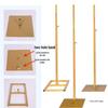 Retractable Wedding Backdrop & Poster Display Stand - Vertical & Thickened Design