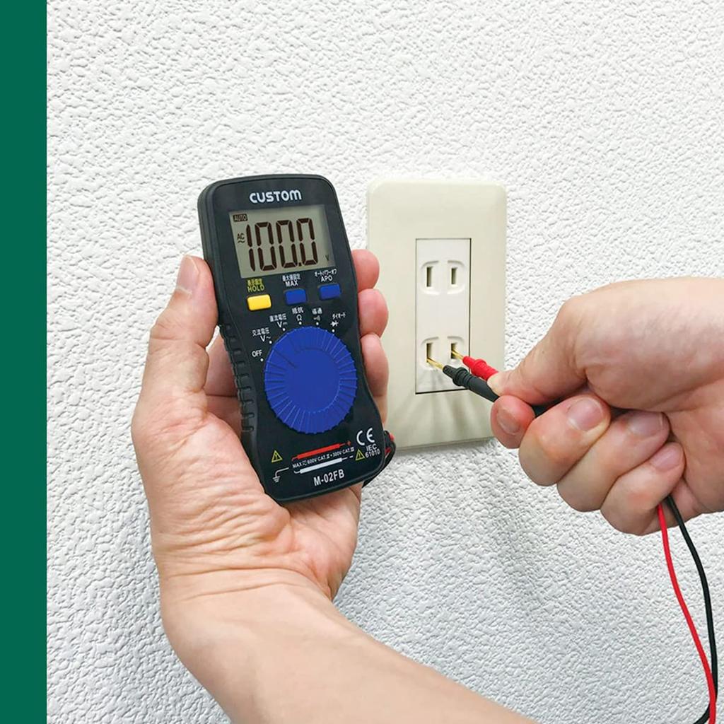 ELPA Digital Electrical LED Check M-02FB Multi-Tester, Voltage, Tool,