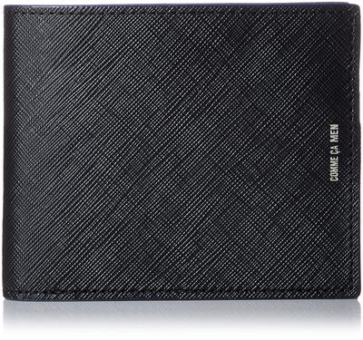 Commes Herren Bifold Call Schwarz x Blau Geldbörse, 006754-10,