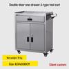 Silent Wheel Multi-Functional Tool Cart & Heavy-Duty Storage Cabinet for Workshops