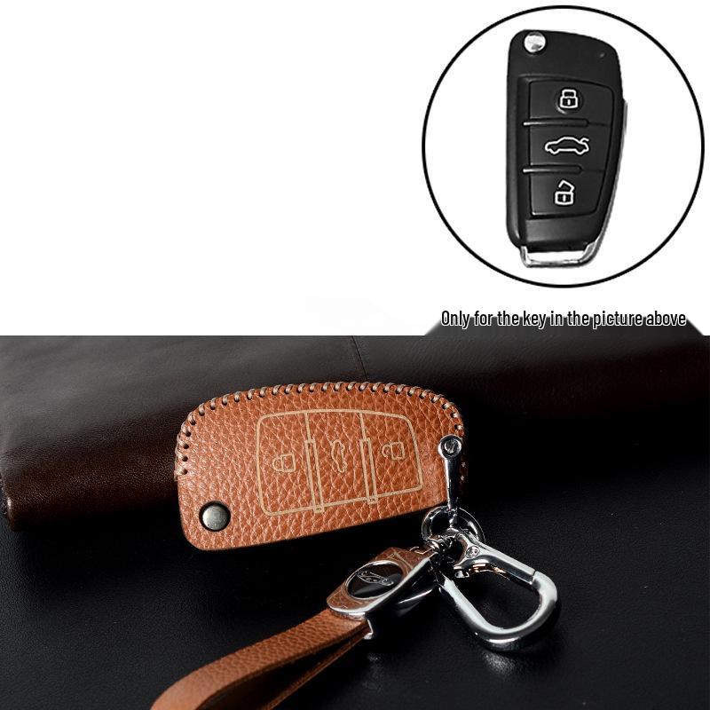 Chery Key Case: Genuine Cowhide for Tiggo 9/3/5/8 Plus, Arrizo 5/7, and Exeed Yaoguang