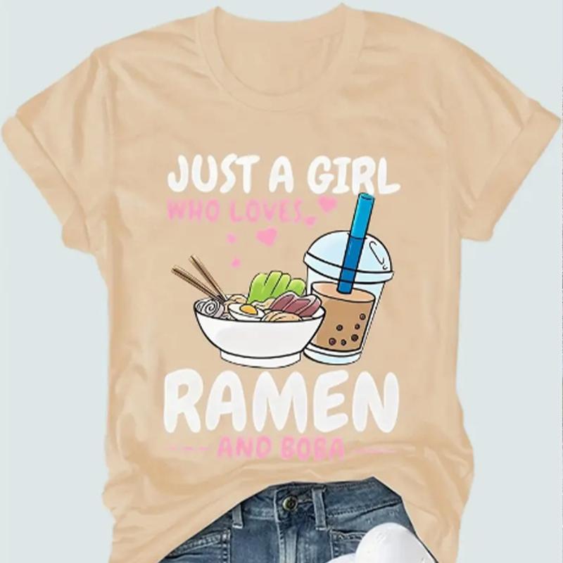 Модная женская футболка с принтом «Вкусный чай с молоком» — фото 3