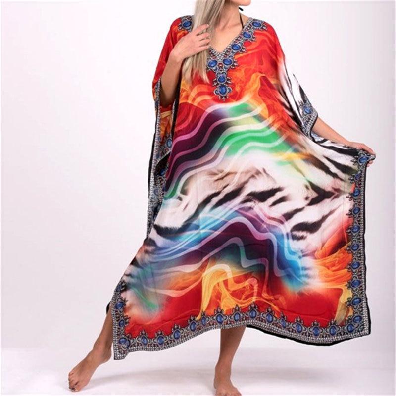 EDOLYNSA Cotton Long Beach Dress Beach Coverups for Women Pareo De Plage Swimsuit Cover Up Beach