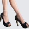 Breathable Ankle Socks Mesh Silk Nylon Socks Fashion Woman Socks  Girls