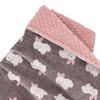 Baby Dotted Blanket Warm Comfortable Soft Skin Friendly Portable Baby Flannel Blanket for 4 Seasons