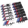 3D Car Front Grille M Badge Emblem Decoration Accessories For BMW M3 M4 M5 G42 G30 G20 E90 E90 E93 E60 F10 F07 F34 F30 F20 G05 LF0
