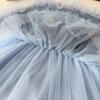 Girls' Summer Princess Dress: Officer Judy Sequin Mesh Vest