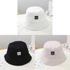 Kids Cotton Sun Hat With Smiling Face Embroidery Design For Summer Outdoor Sun Protection